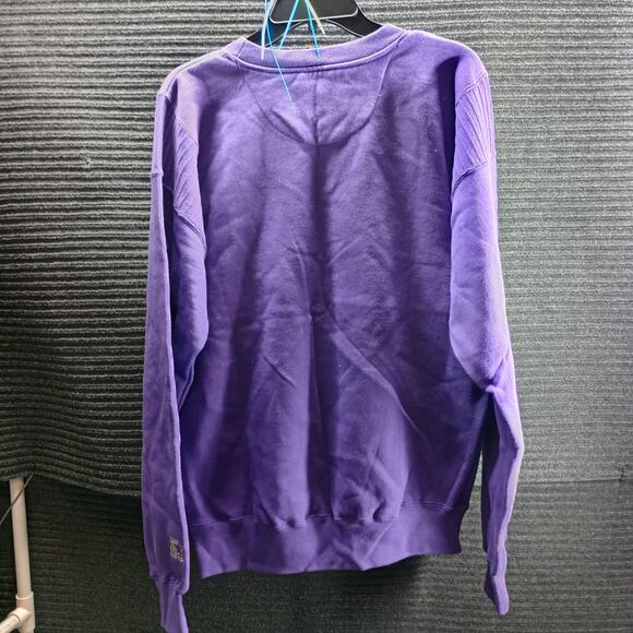 Starter Sport Women Crewneck Sweatshirt Purple - Picture 2 of 7